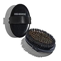 Supercharge Copper Body Brush - Lymphatic Drainage Brush to Accelerate Drainage of Toxins & Fat - Exfoliating Brush to Reduce Cellulite & Soften Skin - Dry Brush with Ion Charged Bristles