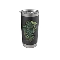 Slytherin Snake Crest Stainless Steel Insulated Tumbler