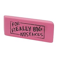 Jumbo Big Mistake Wedge Eraser, One Per Order