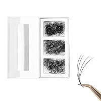 750 Promade Fans Loose Mix, Natural Eyelashes Extensions 3D-16D, Handmade Individual Lashes 0.03/0.05/0.07mm Thickness, C CC D, 8-16mm Length for Fluffy Eyelash Cluster (4D-0.07-D, 11-12-13mm)