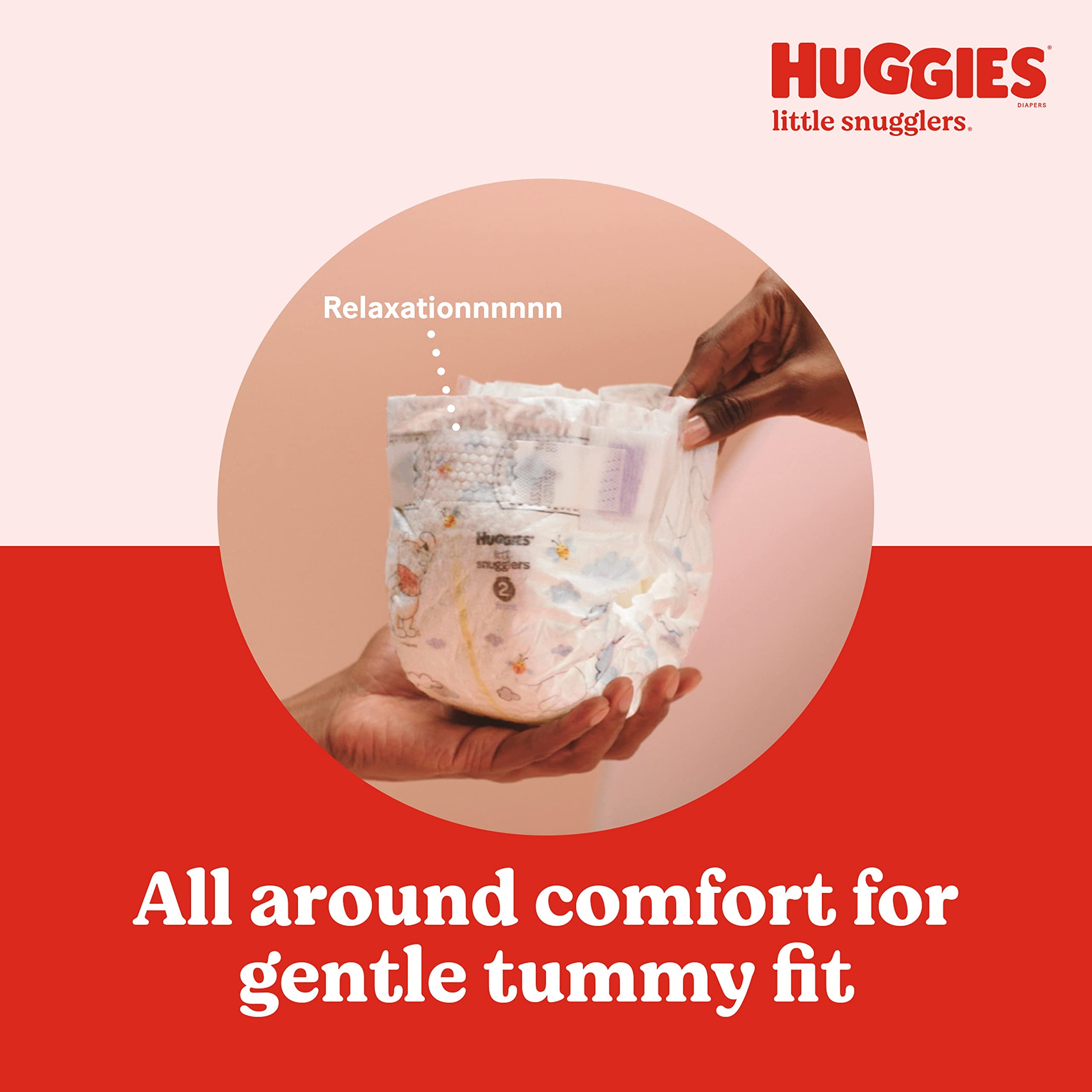 Huggies Bundle - Little Snugglers Baby Diapers, Size 1, 198 Ct, One Month Supply & Natural Care Sensitive Baby Wipes, Unscented, 12 Flip-Top Packs (768 Wipes Total)
