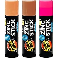 Beauty Pack - Light Skin Tone, Dark Skin Tone, Pink (3 Pack) - SPF 50+ Zinc Oxide Sunscreen Sticks