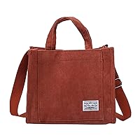 Shoulder Bags for Women Girls' Polyester New Small Square Bag Korean Fashion Portable One Leather (Red, One Size)