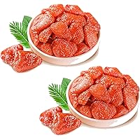 Premium Dried Strawberry, Carefully Selected, Dried Fruit Strawberry, Holds 37% Strawberry Juice (17.6 oz (500 g)