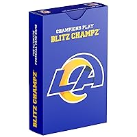 Los Angeles Rams Card Game | Football Card Game for Boys and Girls | NFL Gifts for Rams Fans and Kids | Fun Family Game | Party Game | Card Game for Kids | Card Game for Adults (Rams)