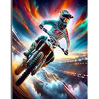 Eli goes Vroooom, Vroooom, Vrooooooooom: A custom notebook designed for Eli Derry, featuring him engaging in motocross. The cover showcases Eli's ... back, capturing the essence of his passion.