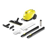 Kärcher - SC 3 Portable Multi-Surface Steam Cleaner/Steam Mop with Attachments – Chemical-Free, Rapid 40 Second Heat-Up, Continuous Steam - For Grout, Tile, Hard Floors, Appliances & More