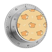 Cute Shiba Inu Dog 60 Minute Visual Timer Kitchen Timer Countdown Timer Clock for Cooking Meeting Learning Work