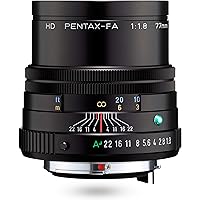 Pentax HD 77mmF1.8 Limited Black Limited Medium telephoto Prime Lens, High-Performance HD Coating, Round Diaphragm (27880)