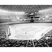 Baseball Astrodome 1965 Ngame Between The New York Yankees And The Houston Astros At The Houston Astrodome During Its Opening Night 9 April 1965 Poster Print by (18 x 24)