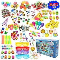 240PC Party Favors for Kids Goodie Bags Birthday Carnival Prizes Classroom Pinata Stuffers Goodie Bag Fillers Treasure Box Toys