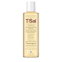 Neutrogena T/Sal Therapeutic Shampoo for Scalp Build-Up Control with Salicylic Acid, Scalp Treatment for Dandruff, Scalp Psoriasis & Seborrheic Dermatitis Relief, 4.5 fl. oz