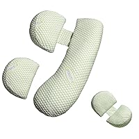 Pregnancy Pillows for Sleeping, Maternity Pillow for Pregnant Women with Detachable and Adjustable Pillow Cover - Support for Belly, Back, Legs, HIPS