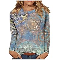 Tee Shirts Womens Graphic,Cute Print Graphic Tees Blouses Casual Plus Summer Shirt for Women 2024 Casual