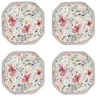 Floral Coasters for Drinks Absorbent, 4