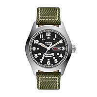 Fossil Defender Men's Solar-Powered Stainless Steel Watch