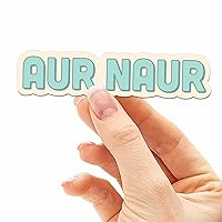 Aur Naur Sticker for Hydroflask - Funny Internet Decals - Cute Aussie Meme Sticker for Laptop