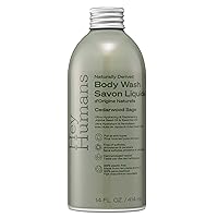 Cedarwood Sage Moisturizing Body Wash with Natural Ingredients - Jojoba Oil | Vegan, Cruelty Free, 14 fl. Oz