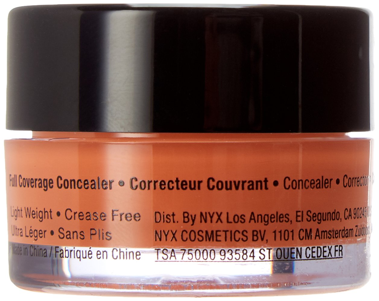 NYX Professional Makeup Concealer Jar, Orange, 0.25 Ounce