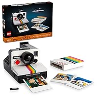 LEGO Ideas Polaroid OneStep SX-70 Camera Building Kit, Creative Gift for Mother's Day, Collectible Brick-Built Vintage Polaroid Camera Model, Creative Activity or Gift for Adults, 21345