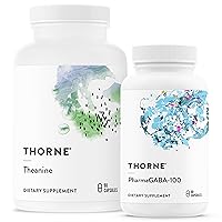 Relax & Restore Bundle - L-Theanine and PharmaGABA-100 Duo for Stress Relief & Relaxation - 60 to 90 Servings