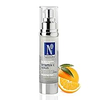 Nutriglow Advanced Organics Vitamin C Serum For Face, Anti Aging Serum Hydrating & Brightening Serum Dark Spots, Fine Lines and Wrinkle, All Skin Types, Sulphate Free, 50 ml