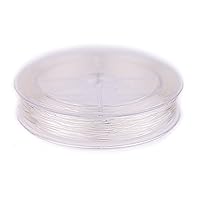TheBeadChest 1.0mm Clear Elastic Cord (30 Meters)
