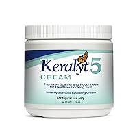 5 Psoriasis Cream - Full Body 5% Salicylic Acid Exfoliating Skin Lotion - Promotes Relief from Itchy, Redness, Dryness, Roughness, and Flakey Skin