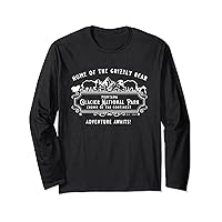 Glacier National Park Grizzly Bear Crown of the Continent Long Sleeve T-Shirt