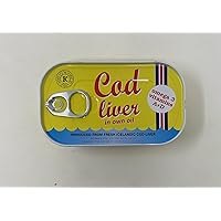 Cod Liver In Own Oil 4.3 oz. (Pack of 20)