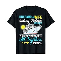 Husband Wife Cruising Anniversary Trip 2024 Honeymoon Love T-Shirt