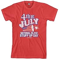 Threadrock Men's 4th of July National Blow Stuff Up Day T-Shirt