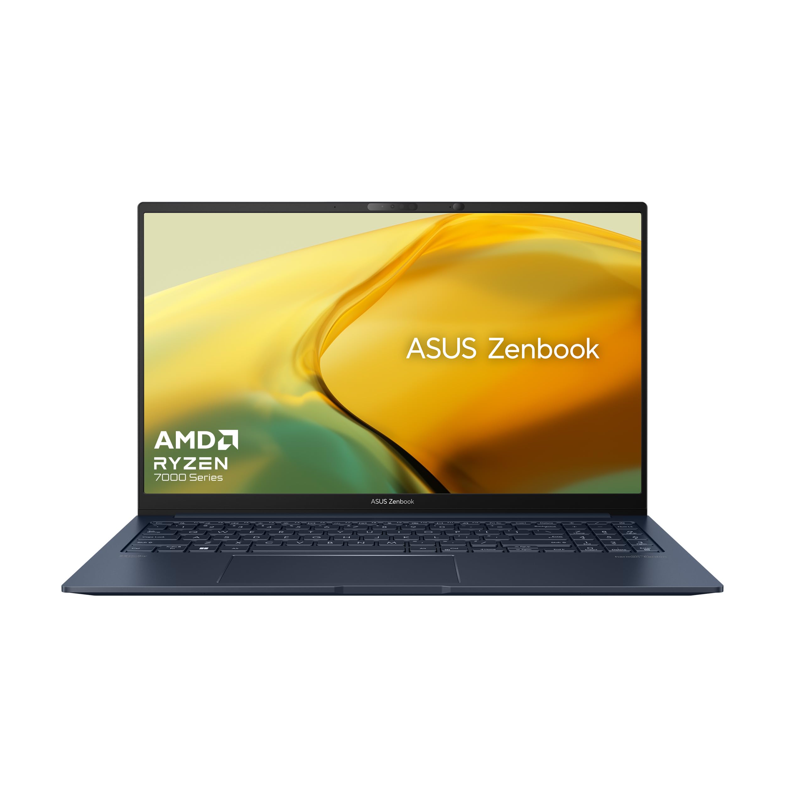ASUS Zenbook 15 Laptop, 15.6” FHD Display, AMD Ryzen 5 7535U CPU, AMD Radeon Graphics, 16GB RAM, 512GB SSD, Windows 11 Home, Ponder Blue, UM3504DA-AS54