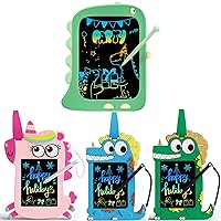 TEKFUN NanoDoodle™ Toys for Girls Portable 4.5in LCD Drawing Tablet with Dinosaur LCD Writing Tablet 8.5
