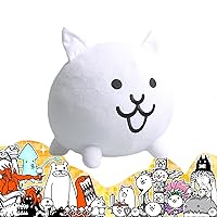 The Battle Cats Neko Stuffed Toy Cat 7.8 inch Plush Doll Nyanko Great War White