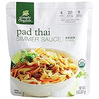 Simply Organic Pad Thai Simmer Sauce, Certified Organic | 8 oz