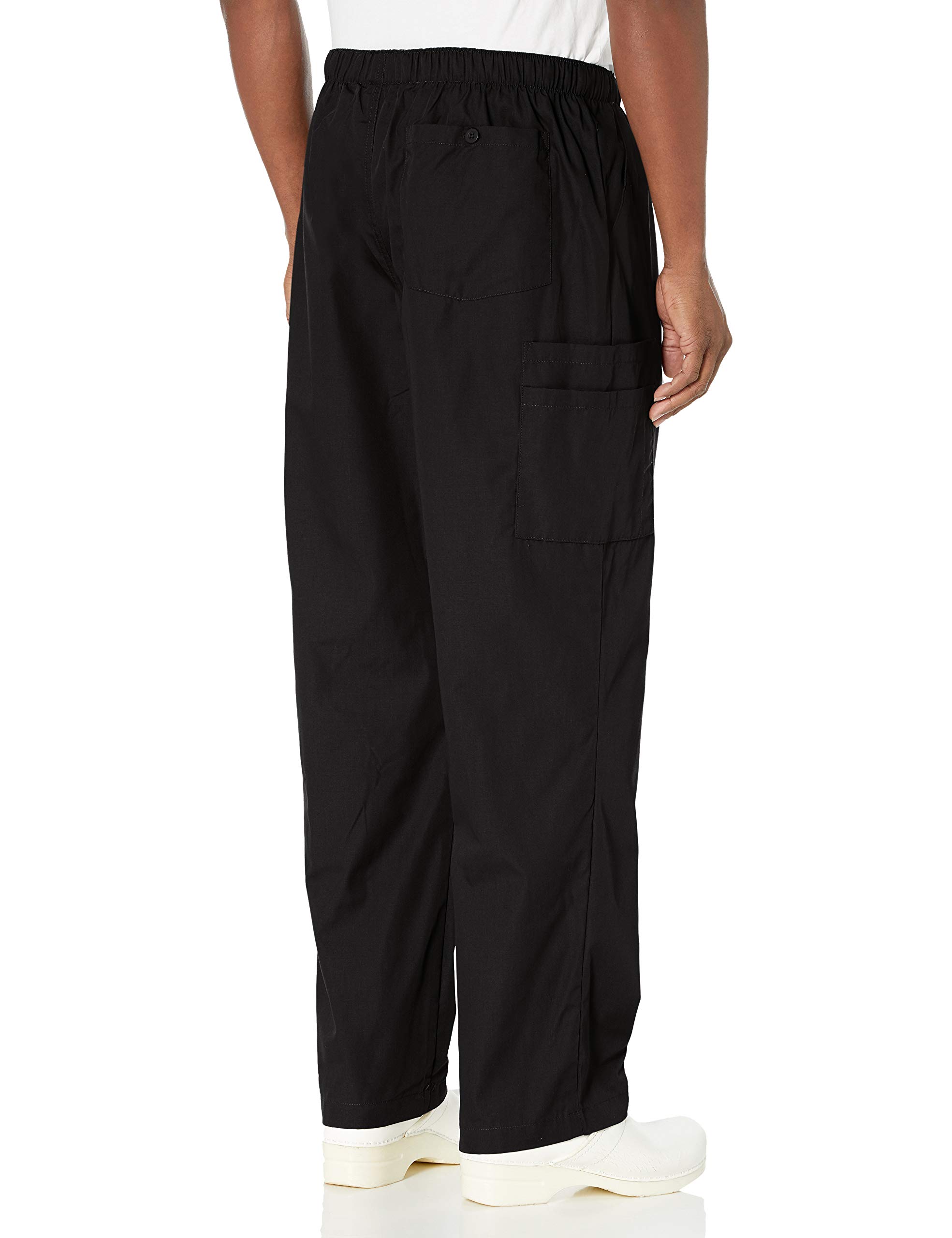 CHEROKEE Scrubs Authentic Workwear Unisex 7 Pocket Cargo Pant (Black, S)