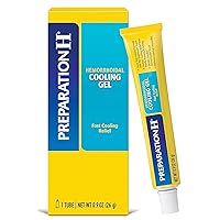 Preparation H Hemorrhoid Relief Bundle with 0.9 Oz Cooling Gel and 0.9 Oz Maximum Strength Cream