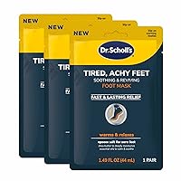 Dr. Scholl's® Tired, Achy Feet Soothing & Reviving Foot Mask, 3 Pair, Warming Booties