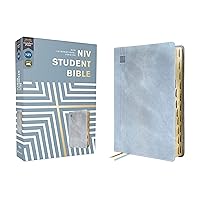 NIV, Student Bible, Leathersoft, Teal, Thumb Indexed, Comfort Print NIV, Student Bible, Leathersoft, Teal, Thumb Indexed, Comfort Print Imitation Leather