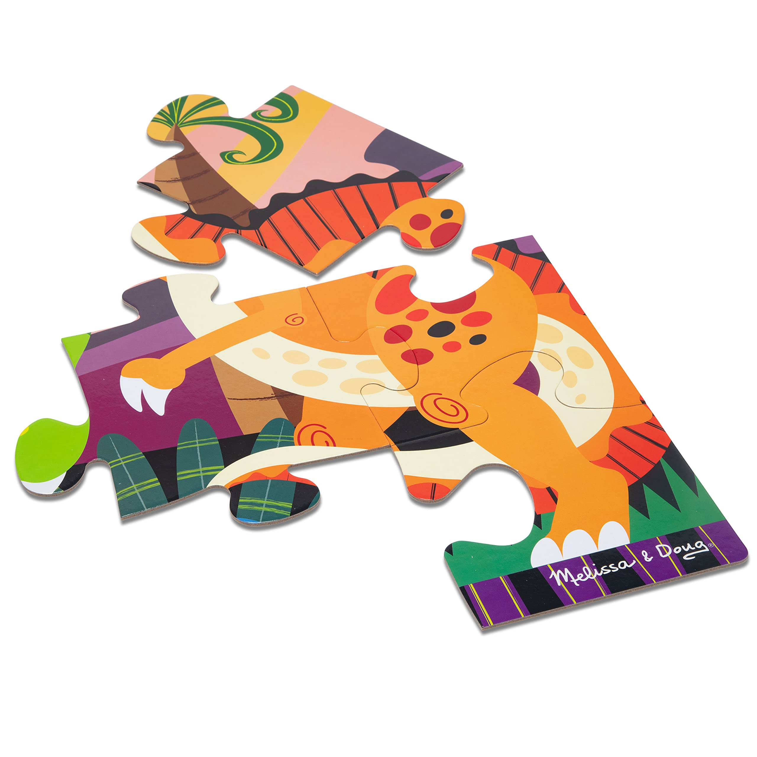 Melissa & Doug Dinosaur Dawn Jumbo Jigsaw Floor Puzzle (24 pcs, 2 x 3 feet)