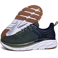 Men's Road Running Walking Shoes | Max Cushioned Comfort | Durable Non-Slip | Breathable Athletic Tennis Cross-Training Sneakers