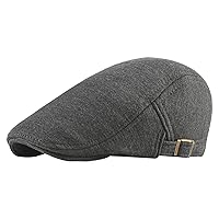 Mens Casquette Hat Irish Flat Hat for Men, Driving Cabbie Hunting Hat, Cotton Flat Hat for Men for Everyday and Outdoor Activities, Lopade