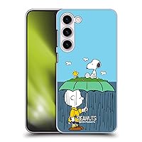 Head Case Designs Officially Licensed Peanuts Charlie, Snoppy & Woodstock Halfs and Laughs Hard Back Case Compatible with Samsung Galaxy S23+ 5G