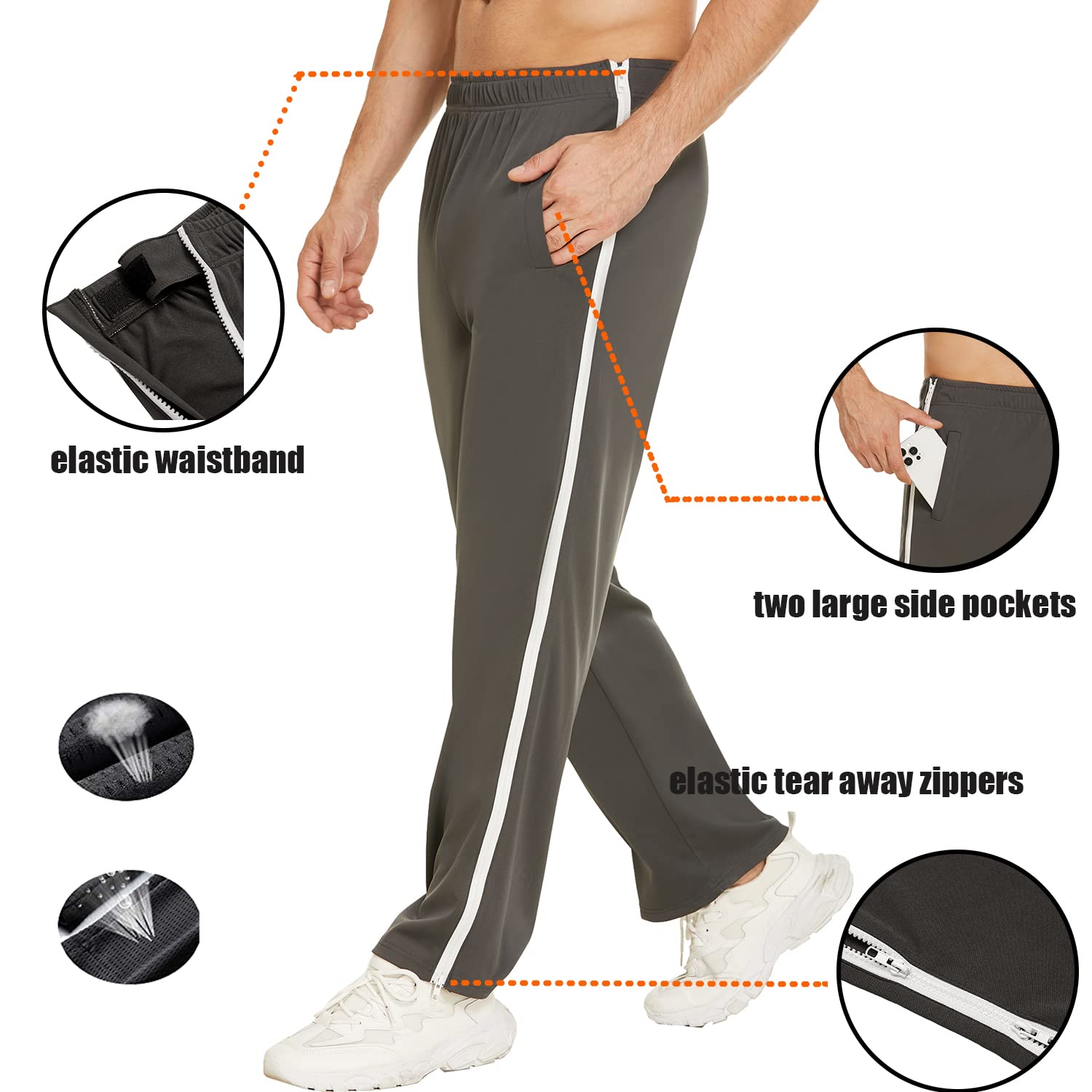 Post Surgery Tearaway Pants | Best Pants for Surgery Recovery