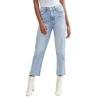 7 For All Mankind High-Wasit Cropped Straight in Aspen