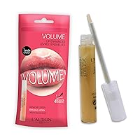 L'Action Paris Volume Lip Enhancer, Lip Gloss For Fullness Texture and Glossy Finish, Transparent Formula with Oligopeptides for Natural Shine and Volume 10ml