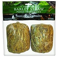 responsible solutions Summit 125 Clear-Water Barley Straw Bales, 2-Pack Treats up to 1000-Gallon