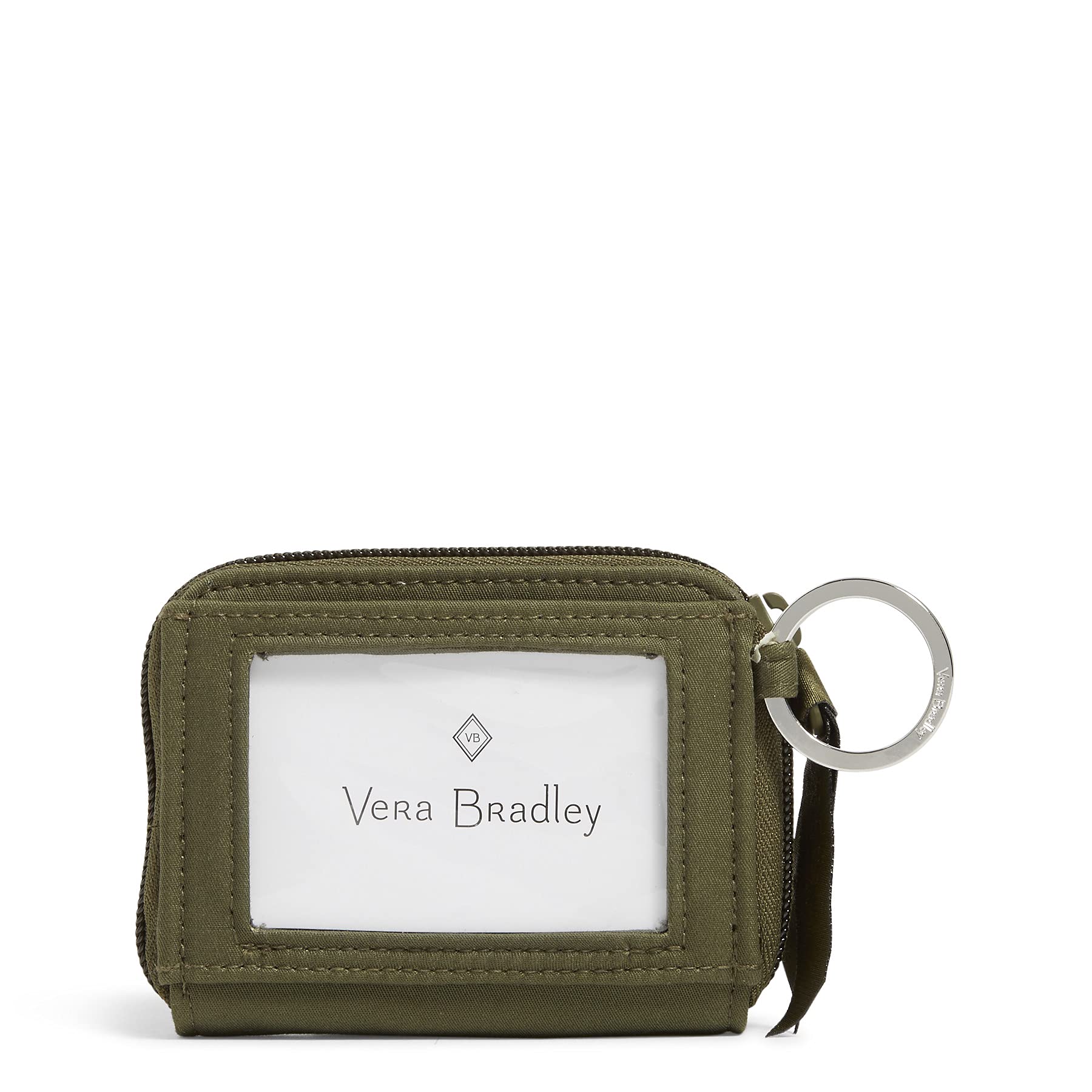 Vera Bradley Women's Cotton Petite Zip-Around Wallet with RFID Protection