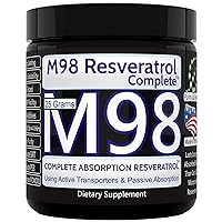 M98 Resveratrol Complete (M98-RC) - Better Than Super Micronized - Pure Powder - 25 Grams